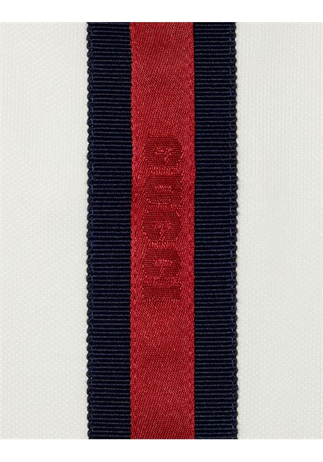 White Jersey Jacket With Web Detail GUCCI KIDS | 784117-XJGNR9799